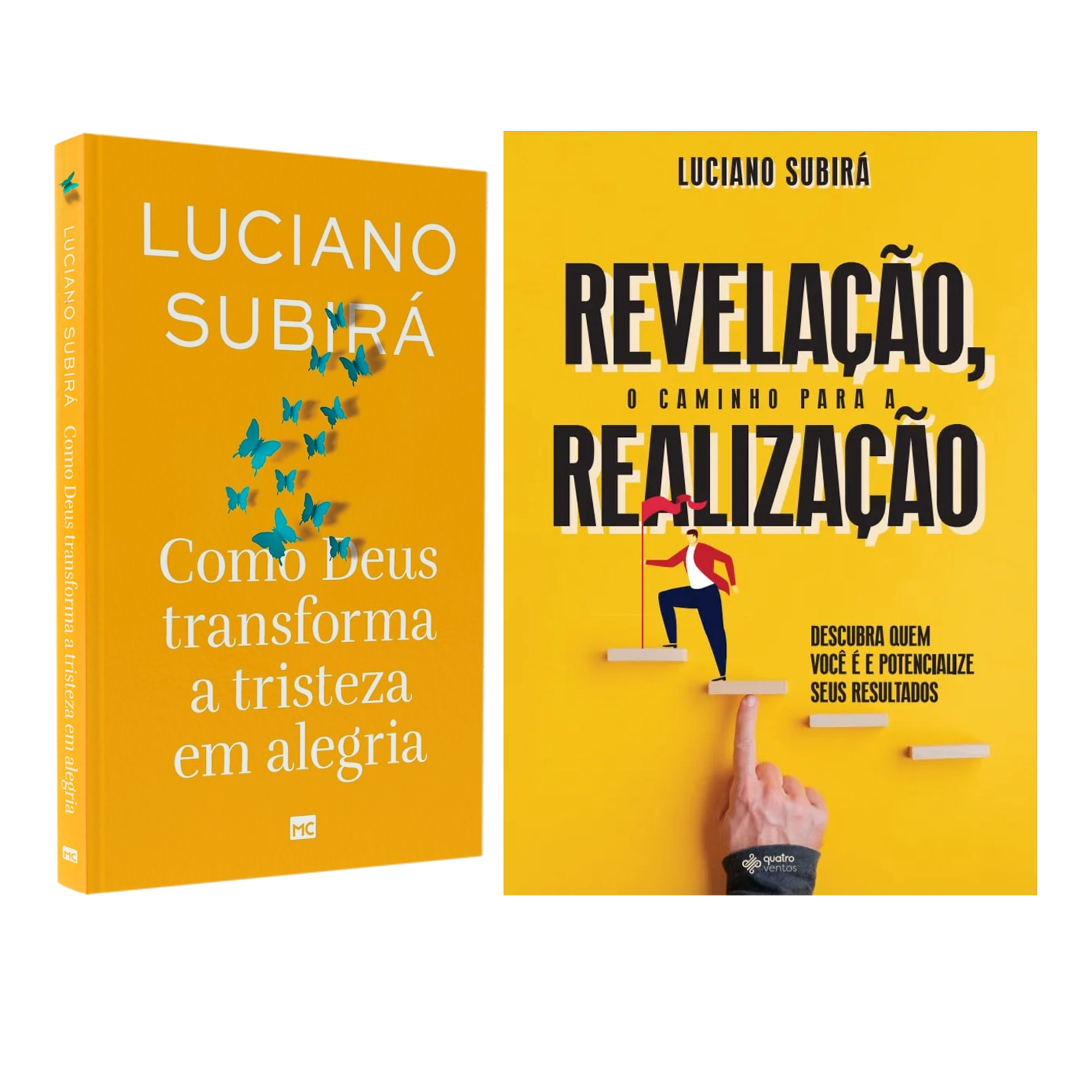 Kit Como Deus Transforma a Tristeza em Alegria + Revelação, O Caminho Para Realização | Luciano Subirá