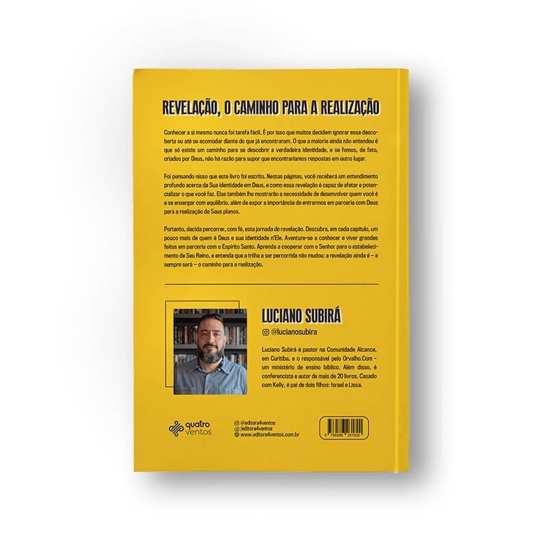 Capa de Revelação, O Caminho Para Realização | Luciano Subirá — item do Kit Como Deus Transforma a Tristeza em Alegria + Revelação, O Caminho Para Realização | Luciano Subirá · foto 4