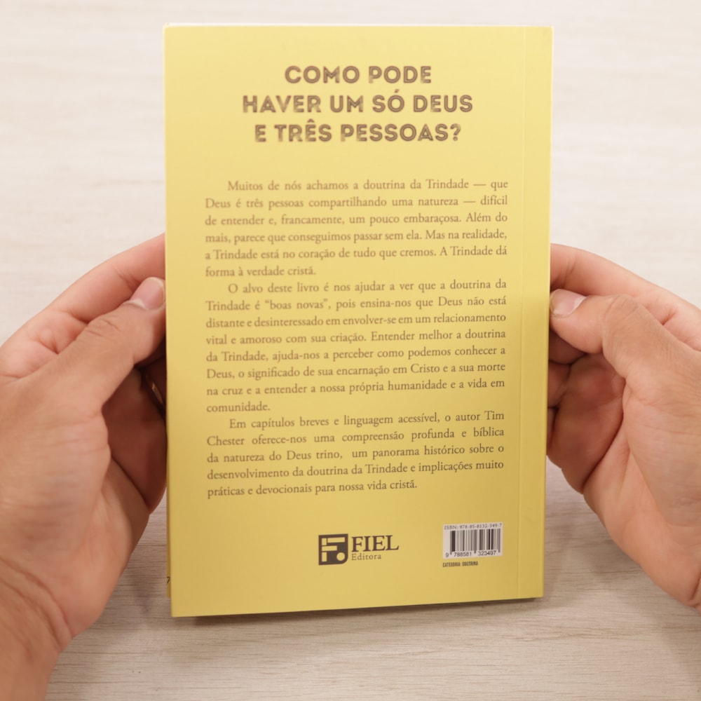 Capa de Conhecendo O Deus Trino | Tim Chester — item do Kit Conhecendo O Deus Trino + Anjos | Tim Chester · foto 4