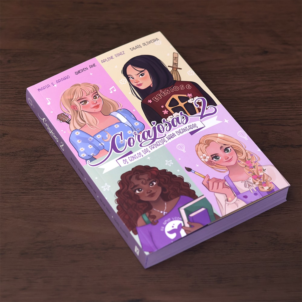Capa de Corajosas 2 | Os Contos das Princesas nada Encantadas — item do Kit Corajosas 2 | Os Contos das Princesas nada Encantadas + Uma Aventura a Dois | Thaís Oliveira · foto 2