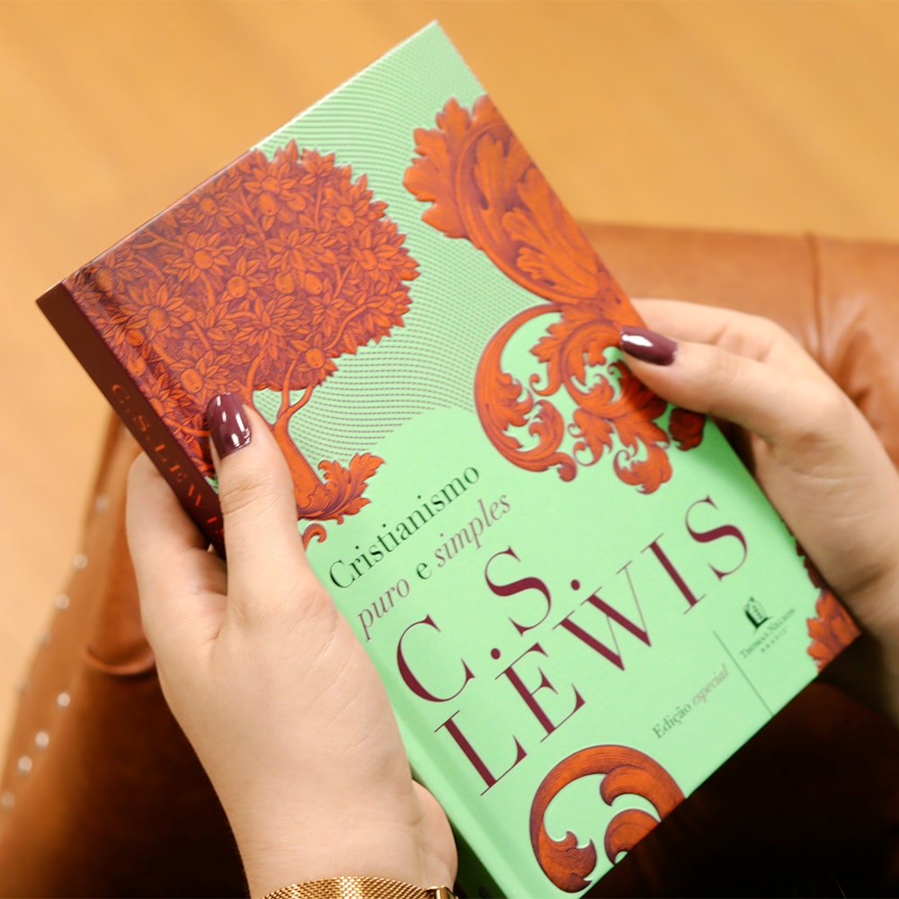 Capa de Cristianismo Puro e Simples | C. S. Lewis — item do Kit Cristianismo Puro e Simples + Cartas de um Diabo a Seu Aprendiz | C. S. Lewis + O Peregrino | John Bunyan · foto 3