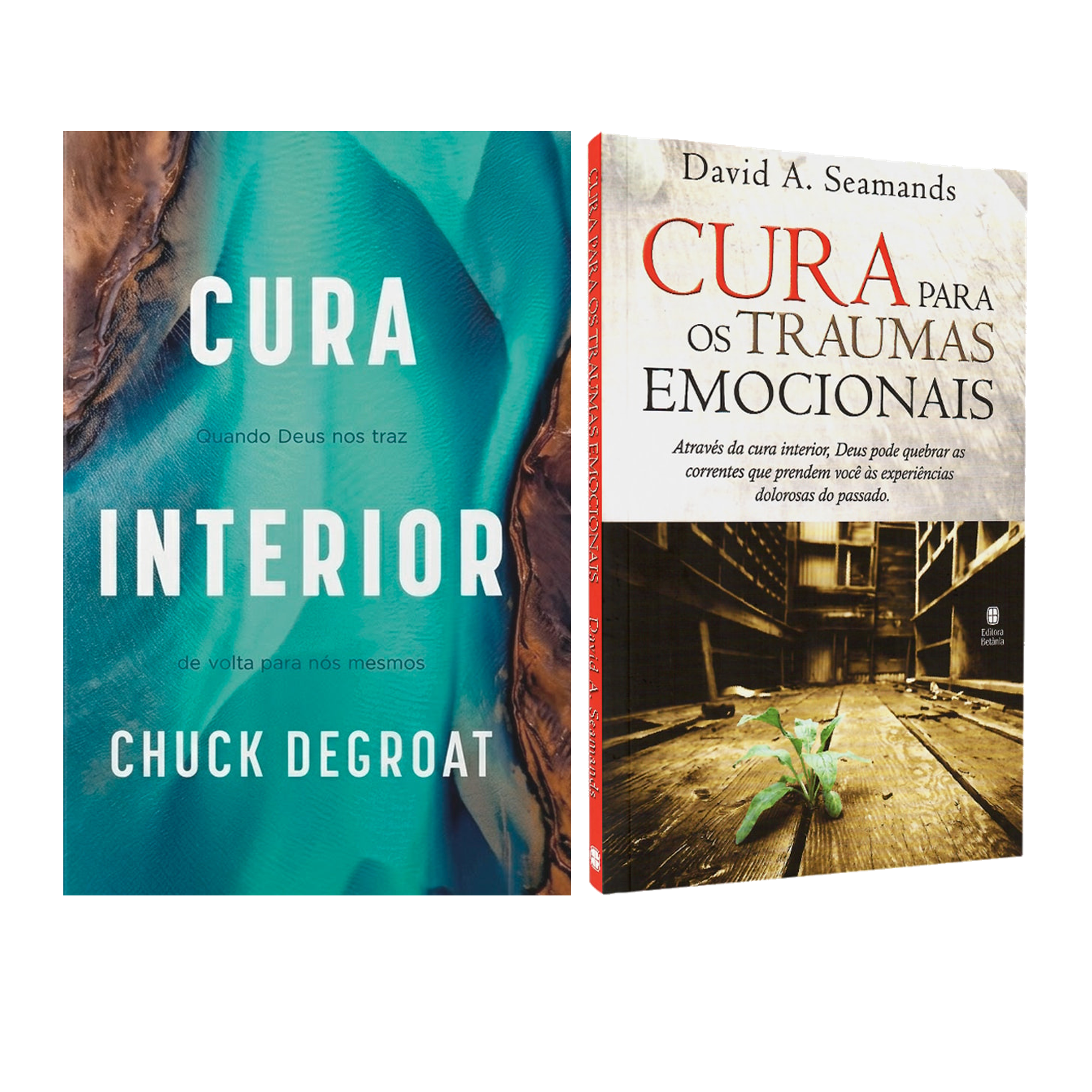 Kit Cura Interior | Chuck DeGroat + Cura Para Traumas Emocionais | David A. Seamands