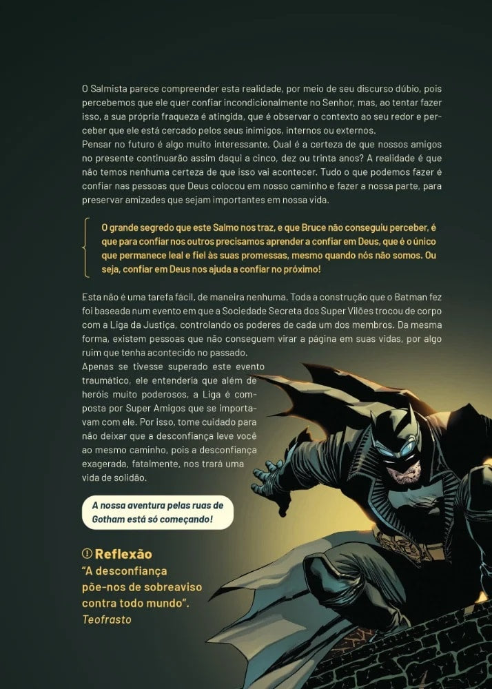 Capa de Devocional 40 Dias em Gotham | Eduardo Medeiros — item do Kit Devocional 40 Dias em Gotham | Eduardo Medeiros + Devocional 40 Dias com a Liga da Justiça · foto 2