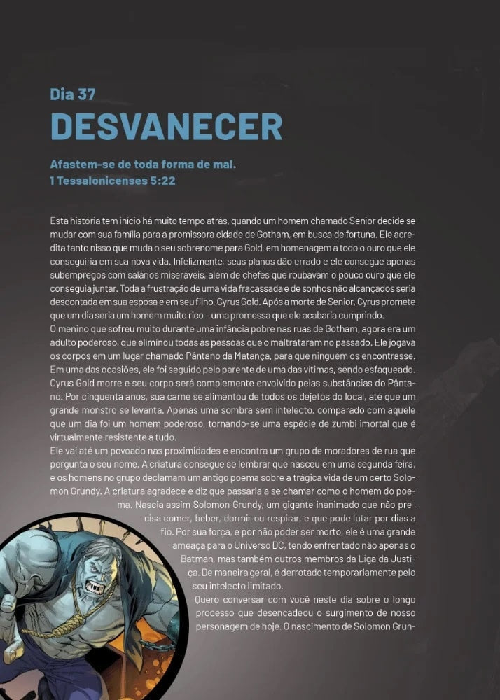 Capa de Devocional 40 Dias em Gotham | Eduardo Medeiros — item do Kit Devocional 40 Dias em Gotham | Eduardo Medeiros + Devocional 40 Dias com a Liga da Justiça · foto 3