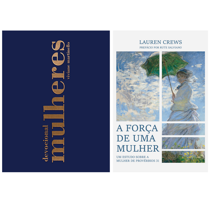 Kit Devocional Mulheres 2027 | Viviane Martinello + A Força de Uma Mulher | Lauren Crews