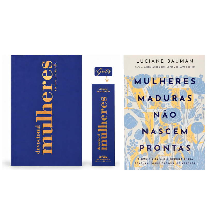 Kit Devocional Mulheres 2027 | Viviane Martinello + Mulheres Maduras Não Nascem Prontas | Luciane Bauman