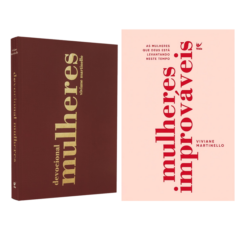 Kit Devocional Mulheres | 365 Dias + Mulheres Improváveis | Viviane Martinello