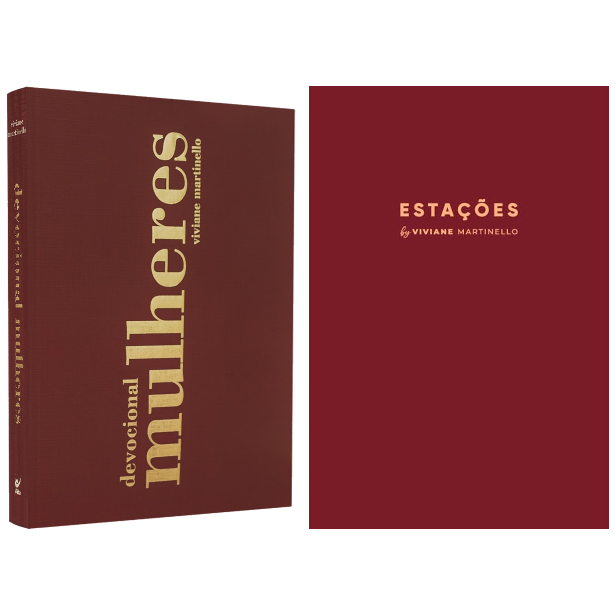 Kit Devocional Mulheres 365 Dias + Planner Estações Bordô | Viviane Martinello
