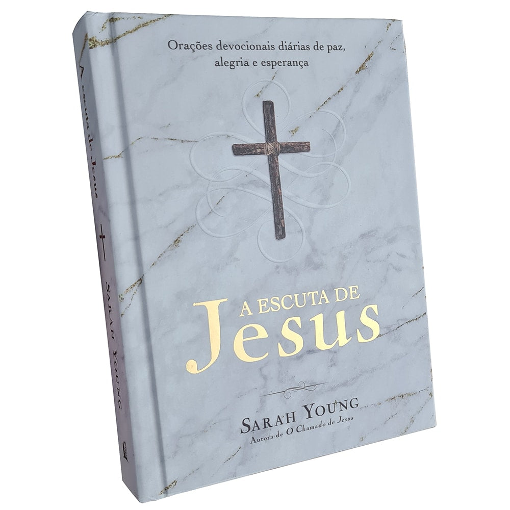 Capa de Devocional A Escuta de Jesus | Sarah Young — item do Kit Devocional O Chamado de Jesus | Capa Dura + A Escuta de Jesus | Sarah Young · foto 2