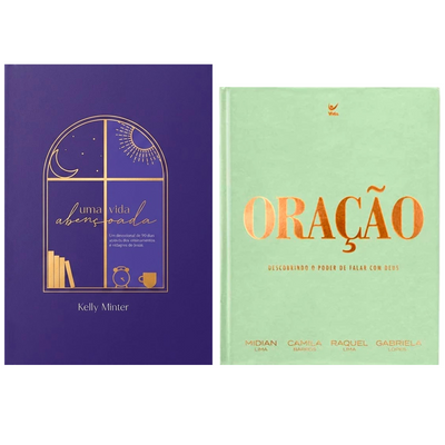 Kit Devocional Uma Vida Abençoada | Kelly Minter + Devocional Oração | Midian Lima, Camila Barros, Raquel Lima e Gabriela Lopes