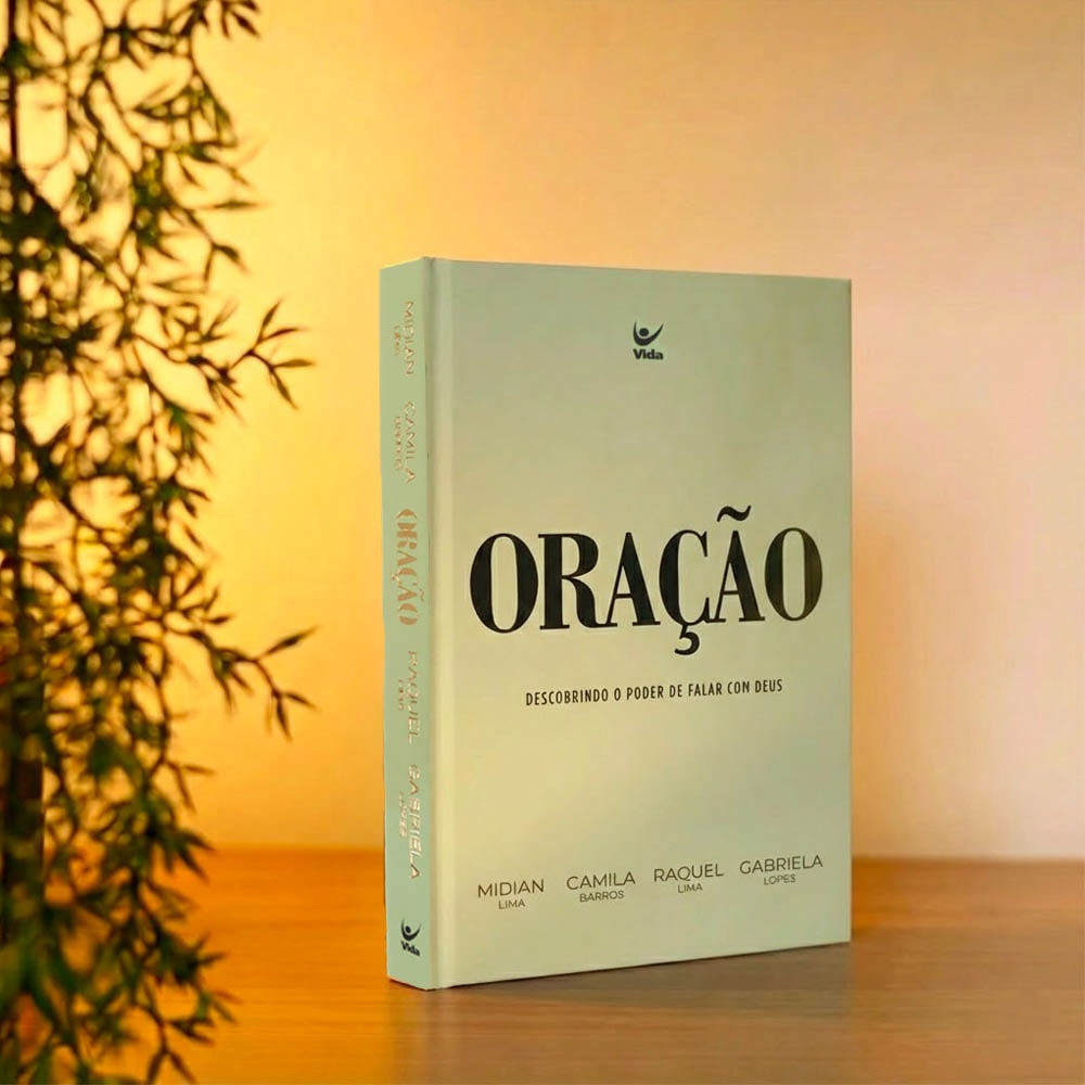 Capa de Devocional Oração | Midian Lima, Camila Barros, Raquel Lima e Gabriela Lopes — item do Kit Devocional Uma Vida Abençoada | Kelly Minter + Devocional Oração | Midian Lima, Camila Barros, Raquel Lima e Gabriela Lopes · foto 2
