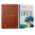 Kit Dia dos Pais | Bíblia Sagrada | NVI | Leitura Perfeita | Couro Soft Marrom | Com Índice + Devocional As Promessas de Deus | Carlito Paes