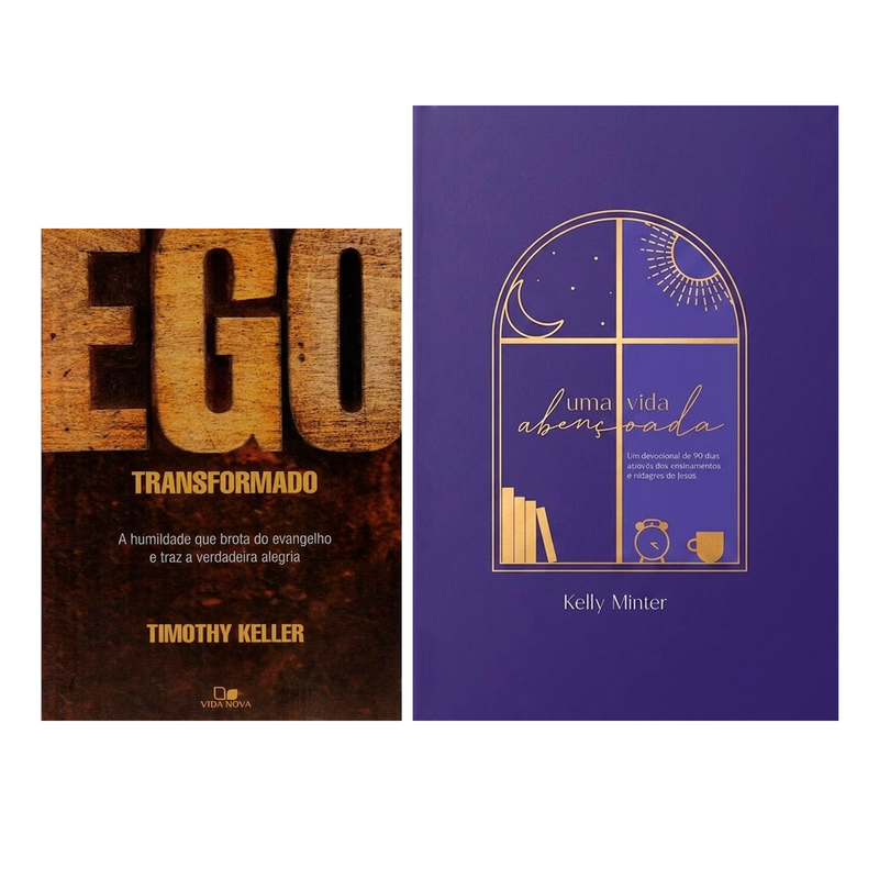 Kit Ego Transformado | Timothy Keller + Devocional Uma Vida Abençoada | Kelly Minter