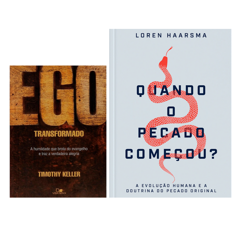 Kit Ego Transformado | Timothy Keller + Quando o Pecado Começou ? | Loren Haarsma