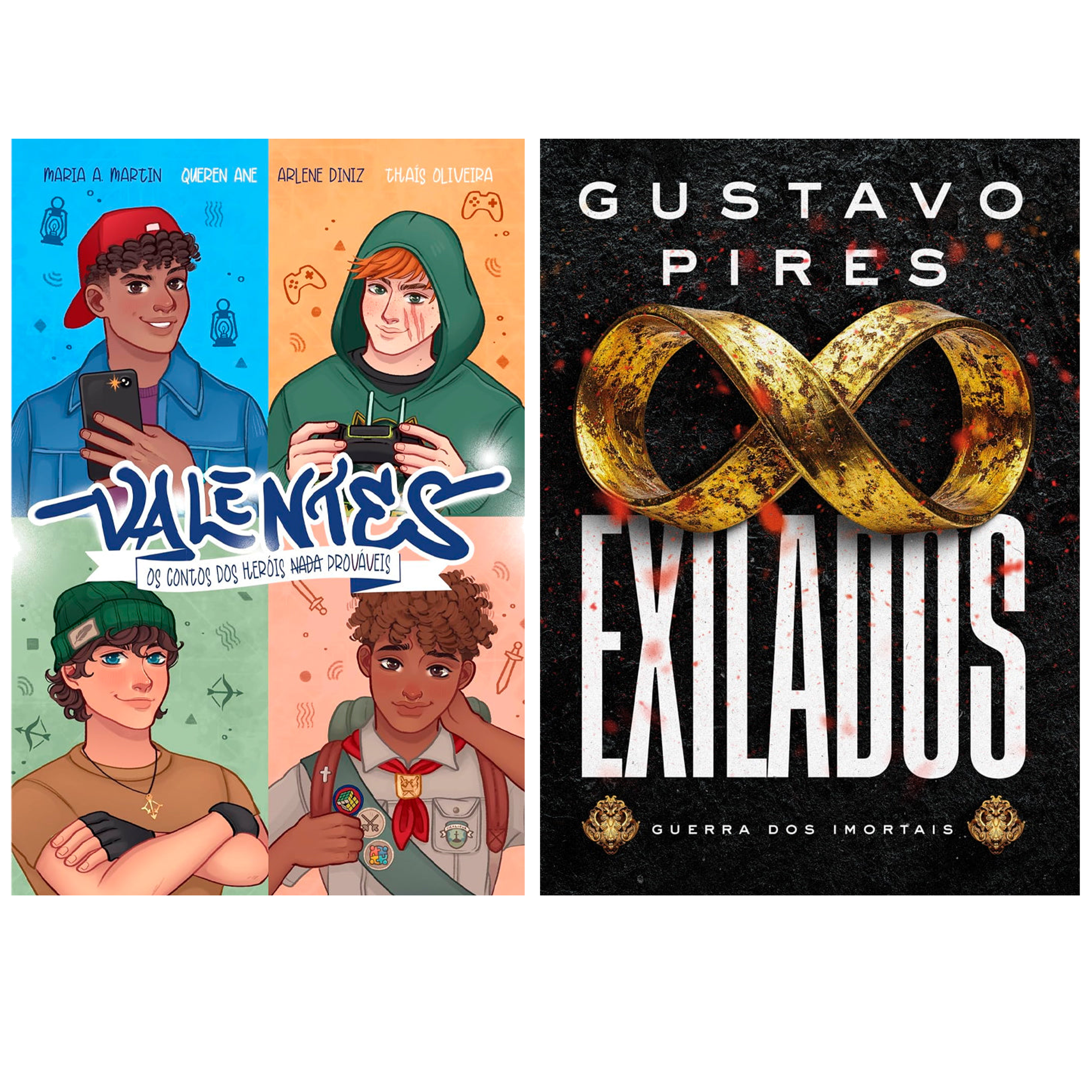 Kit Exilados | Gustavo Pires + Valentes | Arlene Diniz, Queren Ane, Maria Araújo Martin e Thaís Oliveira
