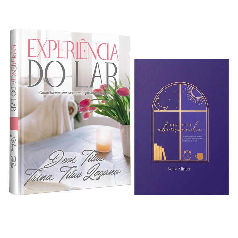 Kit Experiência do Lar | Edição Memorial | Devi Titus e Trina Titus Lozano + Devocional Uma Vida Abençoada | Kelly Minter