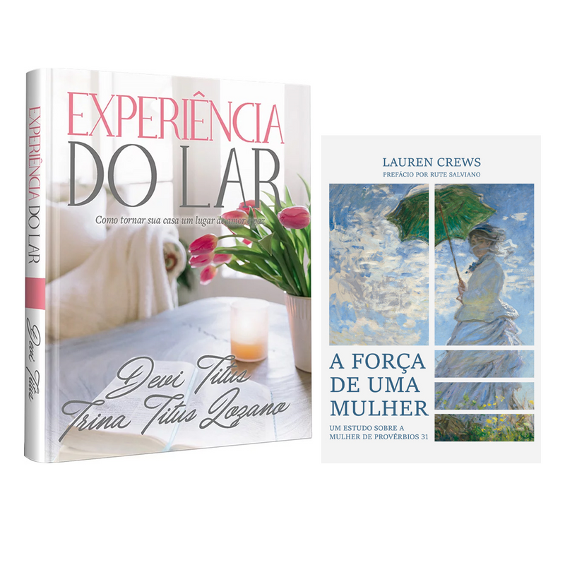 Kit Experiência do Lar | Edição Memorial | Devi Titus e Trina Titus Lozano + A Força de Uma Mulher | Lauren Crews