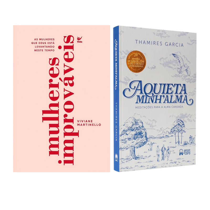 Kit Mulheres Improváveis | Viviane Martinello + Aquieta Minh'alma | Thamires Garcia