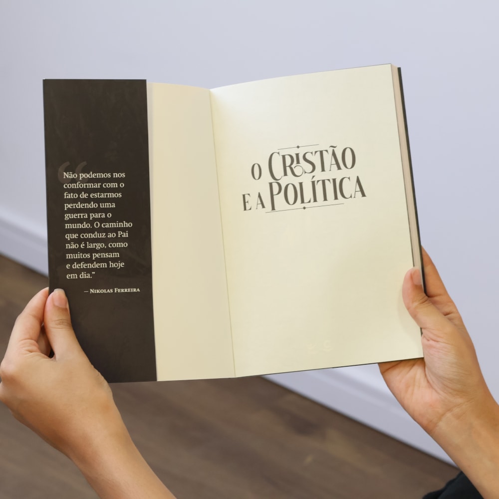 Capa de O Cristão e a Política | Nikolas Ferreira | Capa Brochura — item do Kit O Cristão e a Política | Nikolas Ferreira + Criando Filhos Para o Amanhã | Edésio de Oliveira, Nikolas Ferreira e Ruth Ferreira · foto 5