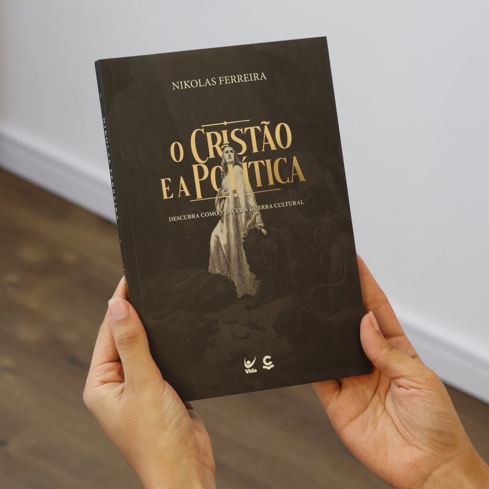 Capa de O Cristão e a Política | Nikolas Ferreira | Capa Brochura — item do Kit O Cristão e a Política | Nikolas Ferreira + Criando Filhos Para o Amanhã | Edésio de Oliveira, Nikolas Ferreira e Ruth Ferreira · foto 3