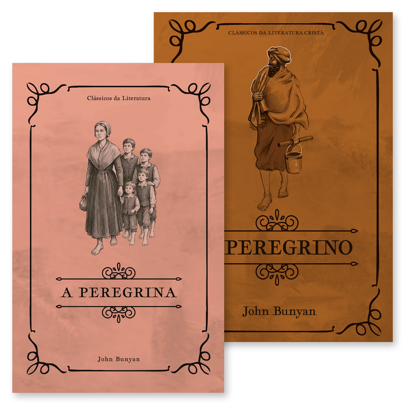 Kit O Peregrino + A Peregrina | Clássicos da Literatura | John Bunyan