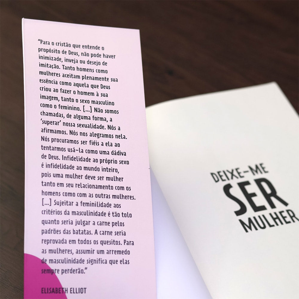 Capa de Deixe-me ser Mulher | Elisabeth Elliot — item do Kit O que Deus Diz Sobre as Mulheres | Kathleen Nielson + Deixe-me ser Mulher | Elisabeth Elliot · foto 4