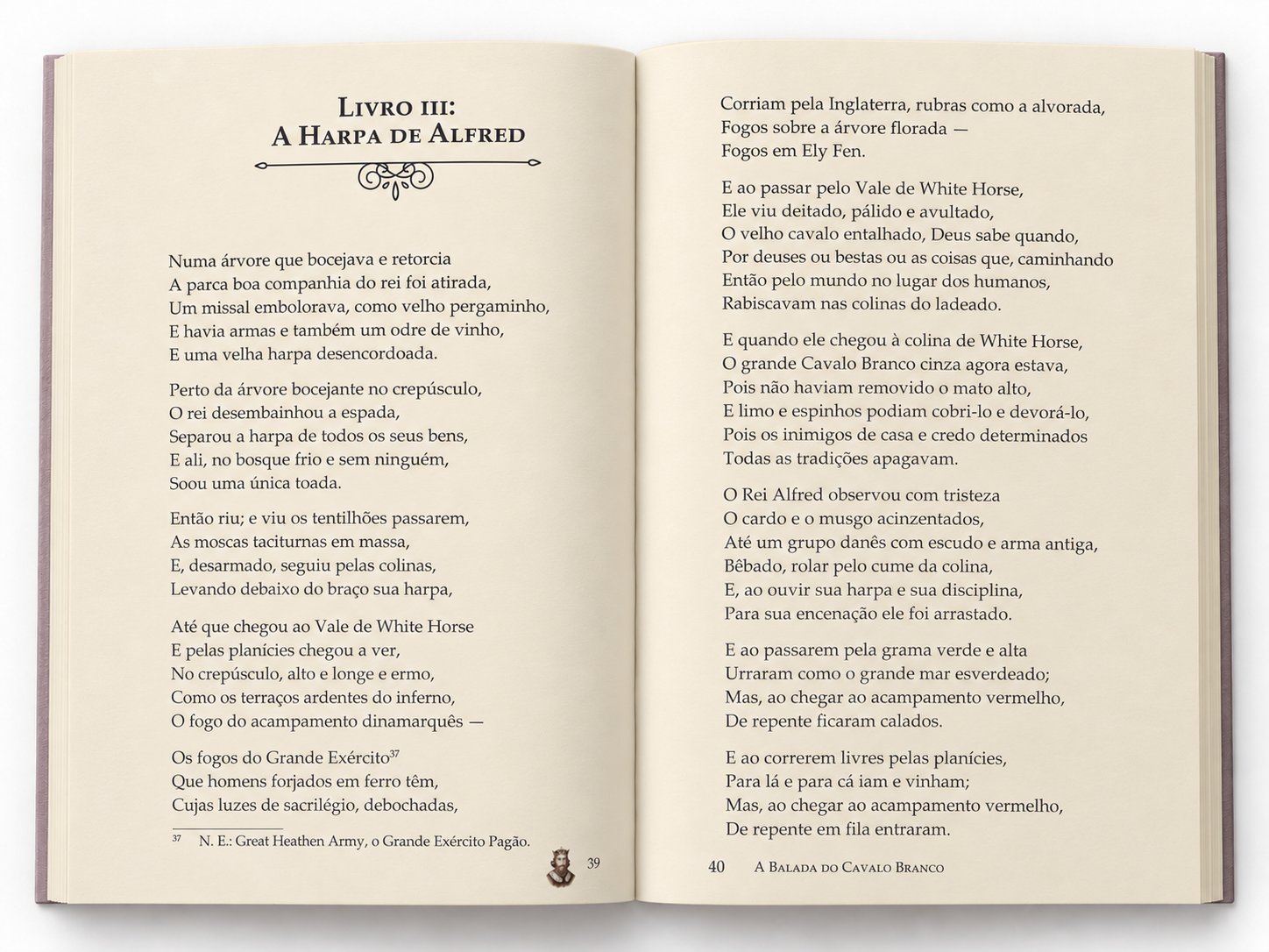 Capa de A Balada do Cavalo Branco | Clássicos da Literatura |  G. K. Chesterton — item do Kit Ortodoxia + Hereges + A Balada do Cavalo Branco + O Homem que Era Quinta-Feira | G. K. Chesterton · foto 5