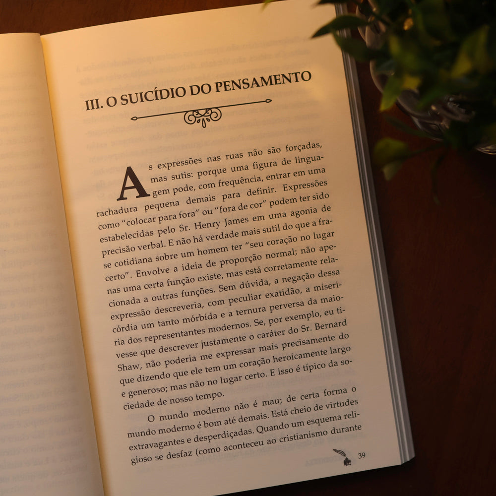 Capa de Ortodoxia | Clássicos da Literatura | G. K. Chesterton — item do Kit Ortodoxia + Hereges + O Homem que Era Quinta-Feira | G. K. Chesterton · foto 6