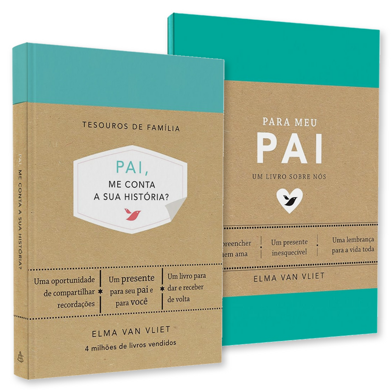 Kit Pai, Me Conta Sua História? + Para Meu Pai | Elma Van Vliet