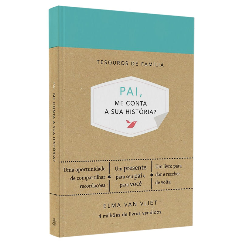 Capa de Pai, Me Conta Sua História? | Elma Van Vliet — item do Kit Pai, Me Conta Sua História? + Para Meu Pai | Elma Van Vliet