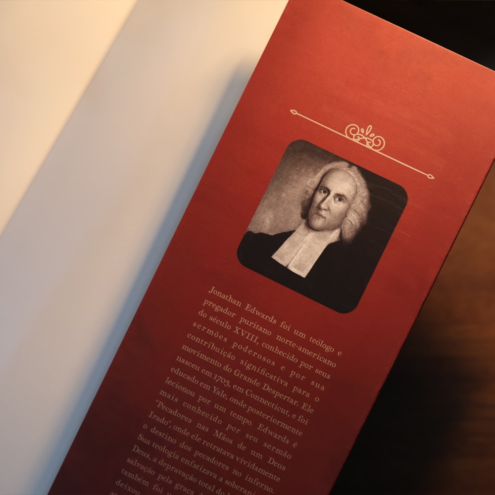 Capa de Pecadores Nas Mãos de Um Deus Irado e Outros Sermões | Clássicos da Literatura | Jonathan Edwards — item do Kit Pecadores Nas Mãos de Um Deus Irado e Outros Sermões | Clássicos da Literatura | Jonathan Edwards + Quando o Pecado Começou ? | Loren Haarsma · foto 8