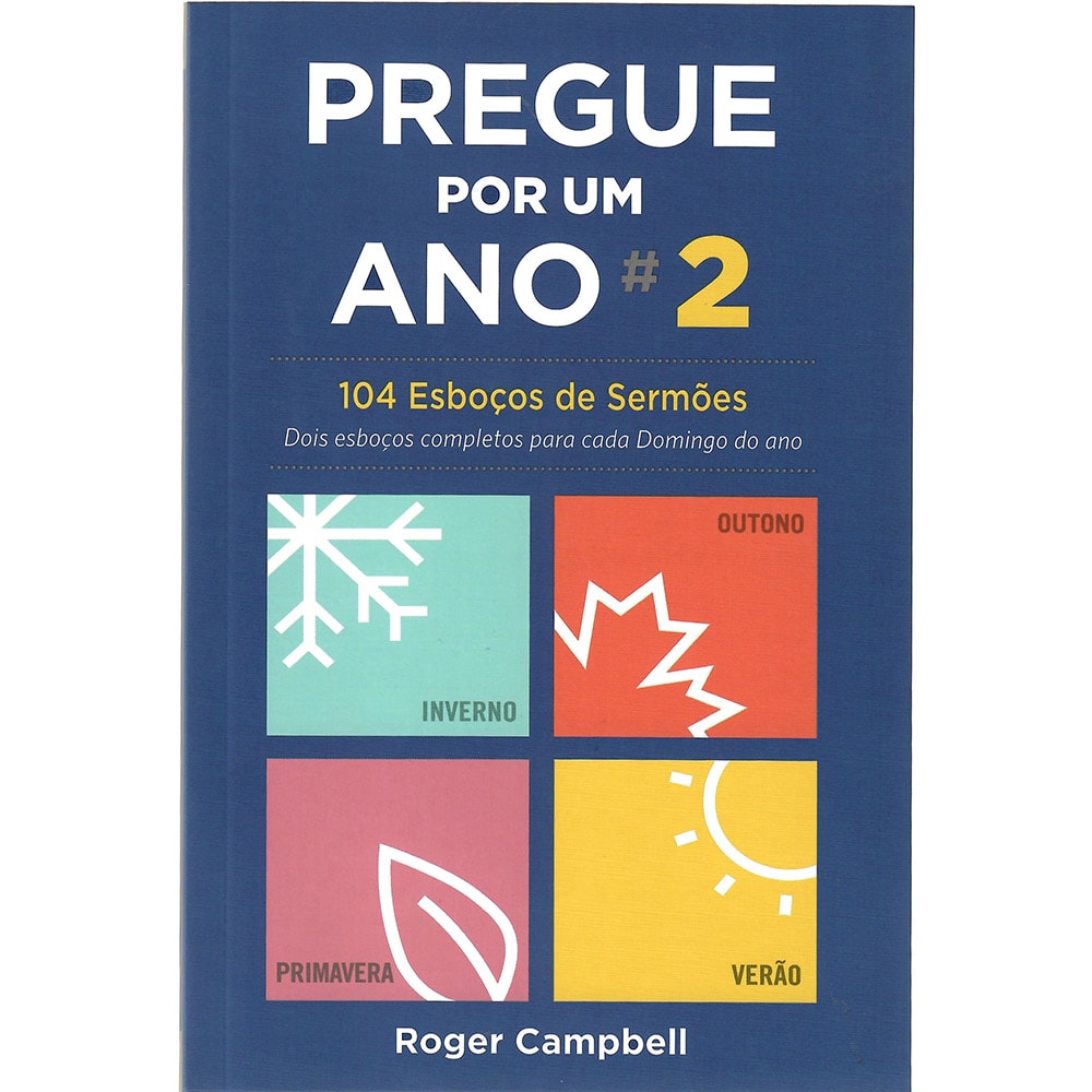 Capa de Pregue Por Um Ano 2 | Roger Campbell — item do Kit Pregue Por Um Ano 1 + 2 + 3 + 4 | Roger Campbell