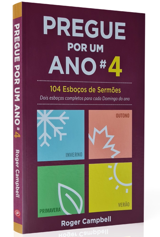 Capa de Pregue Por Um Ano 4 | Roger Campbell — item do Kit Pregue Por Um Ano 1 + 2 + 3 + 4 | Roger Campbell
