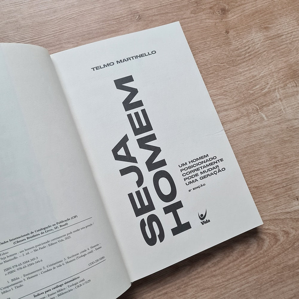Capa de Seja Homem | Telmo Martinello — item do Kit Seja Homem | Telmo Martinello + Masculinidade Restaurada | Eric Mason · foto 3