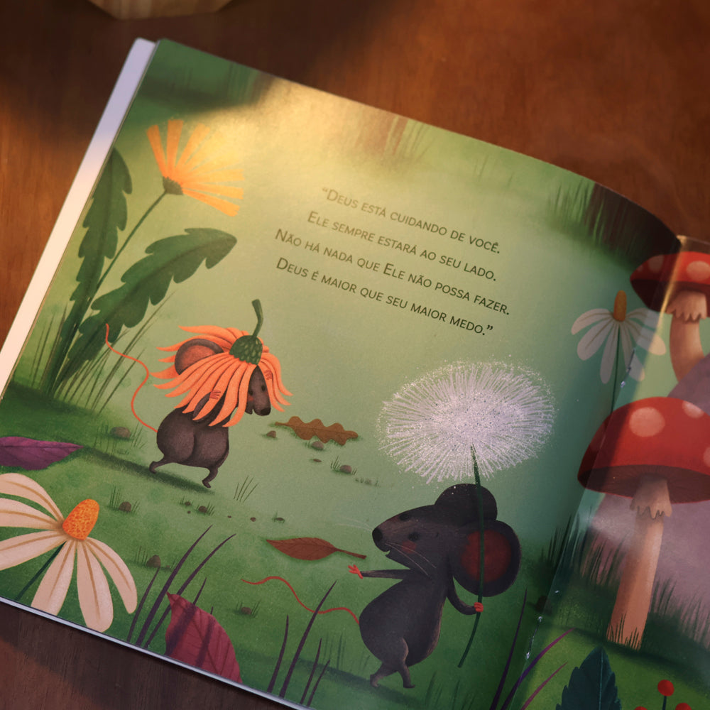 Capa de Nosso Deus é Maior | Michelle Medlock Adams e Eva Marie Everson — item do Kit Sementinhas de Fé | A Florzinha Ansiosa | Mary Holloman + Nosso Deus é Maior | Michelle Medlock Adams e Eva Marie Everson · foto 4
