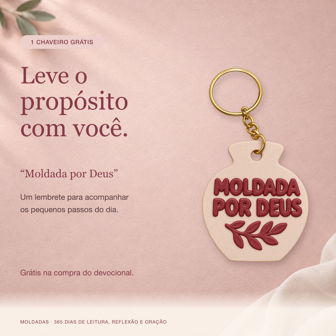 Capa de Devocional Moldadas | 365 Dias com as Mulheres da Bíblia | Rute Salviano e Karina Bonello — item do Kit Ser Diferente é Um Presente | Vitória Martinello + Devocional Moldadas | 365 Dias com as Mulheres da Bíblia | Rute Salviano e Karina Bonello · foto 5