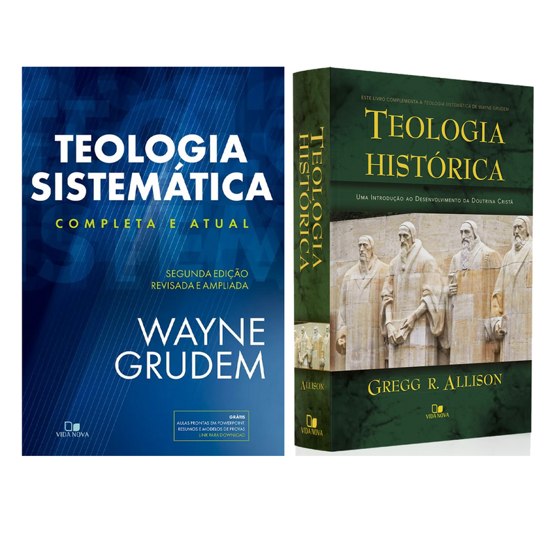 Kit Teologia Sistemática | Completa e Atual | Wayne Grudem + Teologia Histórica | Gregg R. Allison