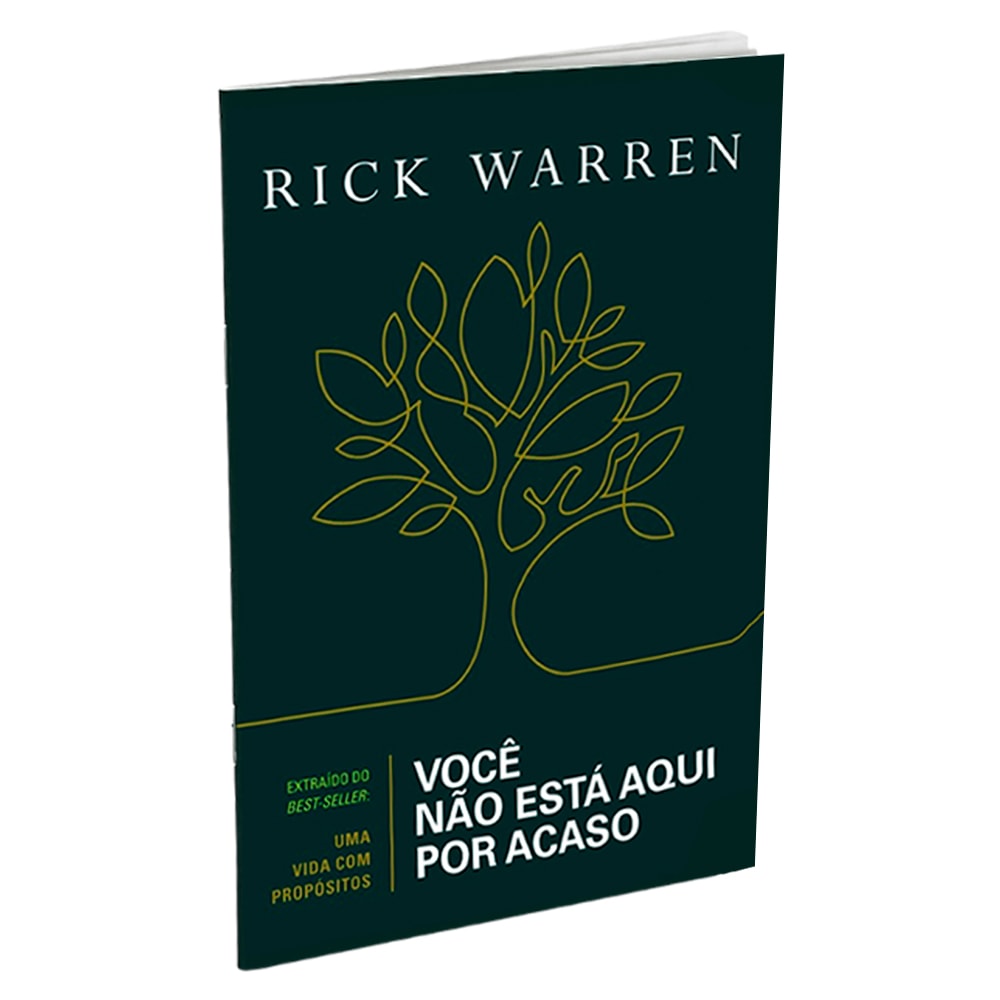 Capa de Você Não Está Aqui Por Acaso | Rick Warren — item do Kit Você Não Está Aqui Por Acaso | Rick Warren 10un