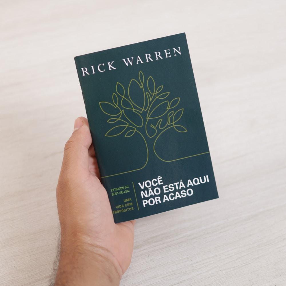 Capa de Você Não Está Aqui Por Acaso | Rick Warren — item do Kit Você Não Está Aqui Por Acaso + Uma Vida com Propósitos | Rick Warren · foto 2