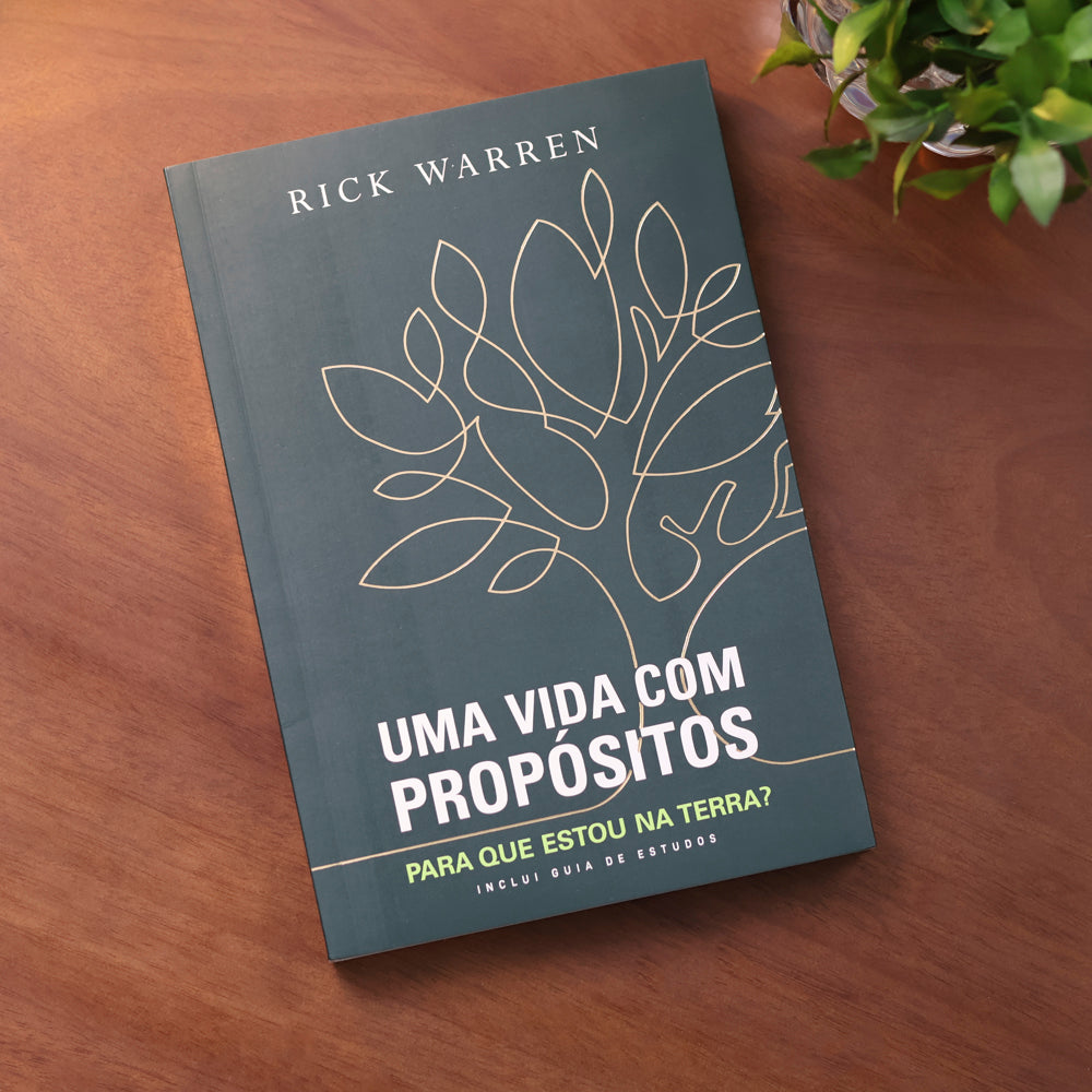 Capa de Uma Vida com Propósitos | Rick Warren — item do Kit Você Não Está Aqui Por Acaso + Uma Vida com Propósitos | Rick Warren · foto 3