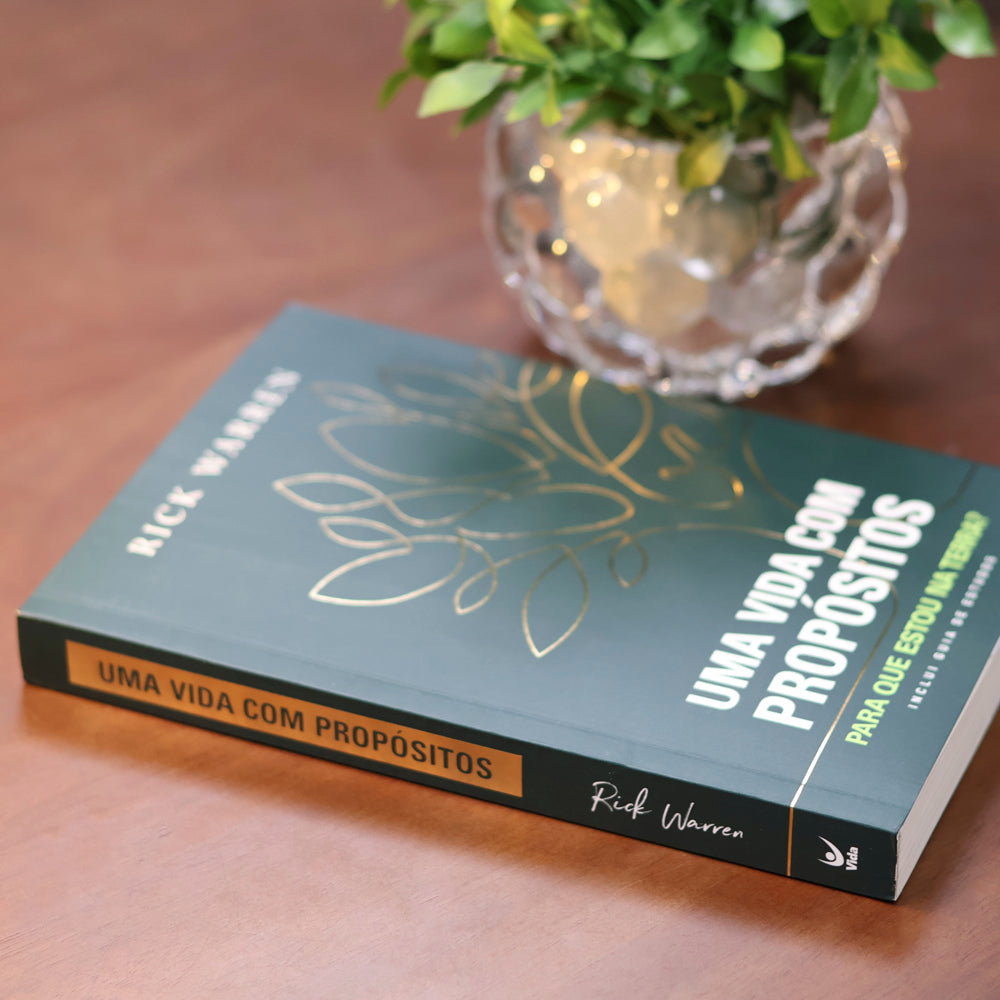 Capa de Uma Vida com Propósitos | Rick Warren — item do Kit Você Não Está Aqui Por Acaso + Uma Vida com Propósitos | Rick Warren · foto 4