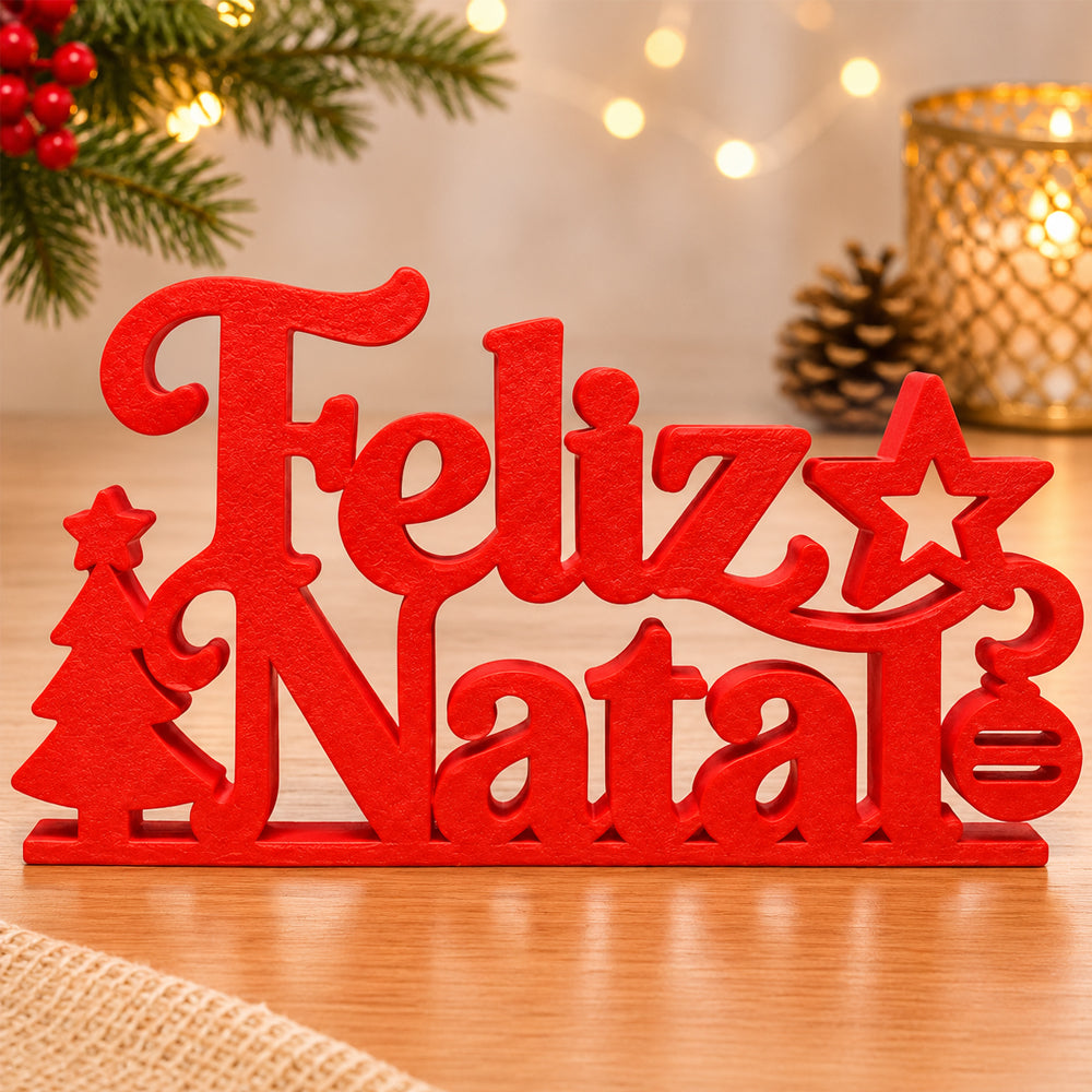 Letreiro 3D | Feliz Natal