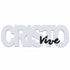 Letreiro Decorativo  3D | Cristo Vive Branco