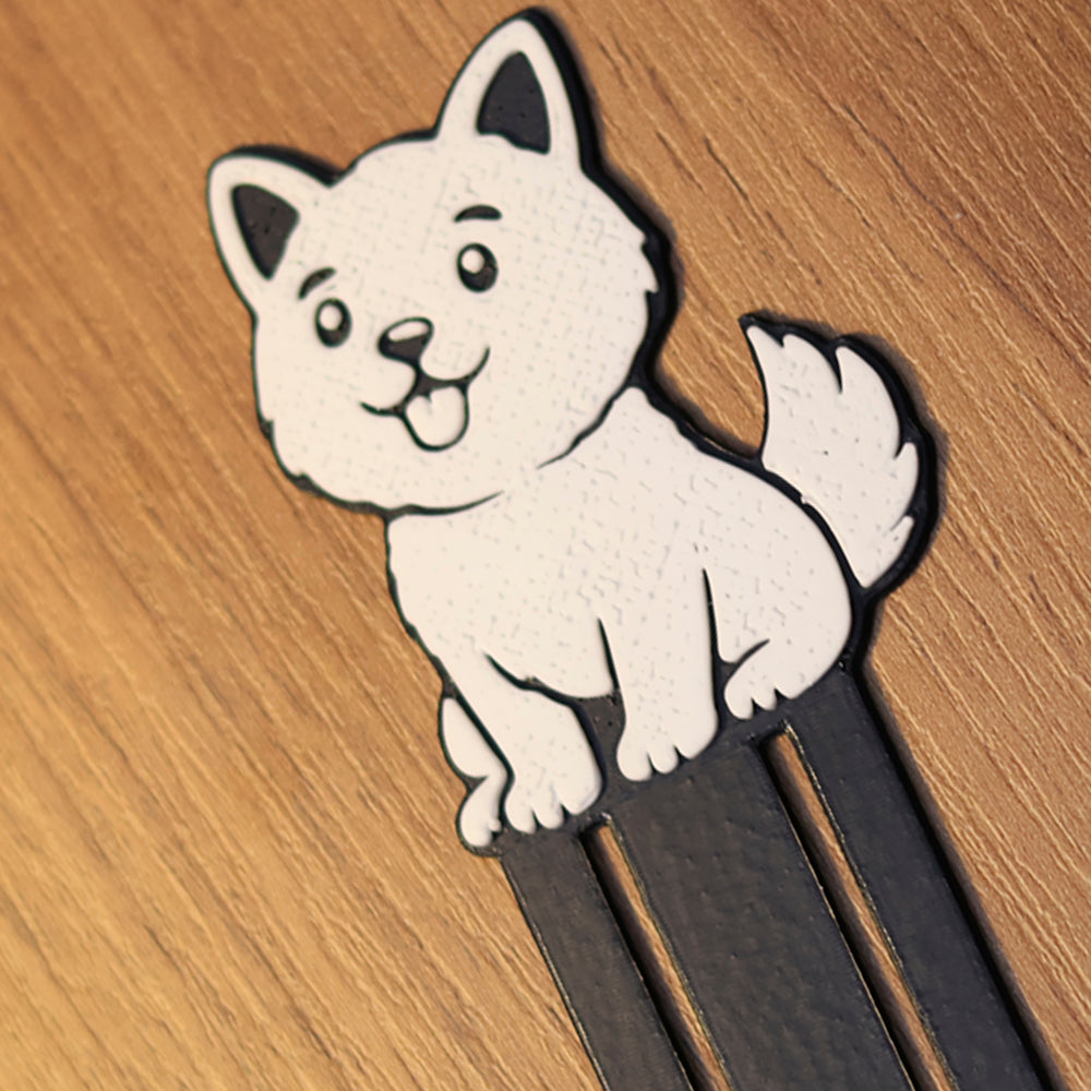 Marca Página 3D | Akita Inu