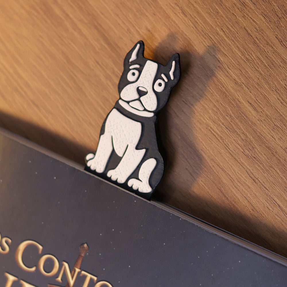 Marca Página 3D | Boston Terrier