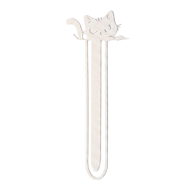 Marca Página 3D | Gato Dorminhoco Branco