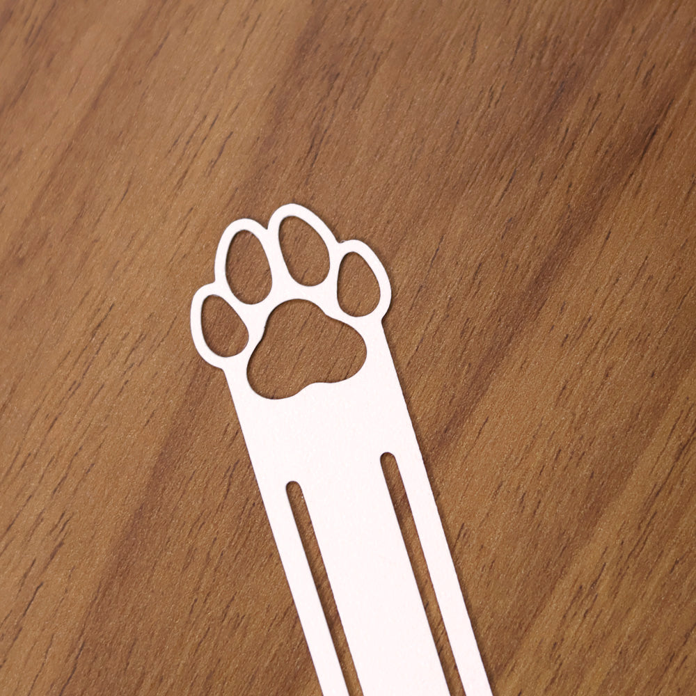 Marca Página 3D | Patinha Canina Média Branca