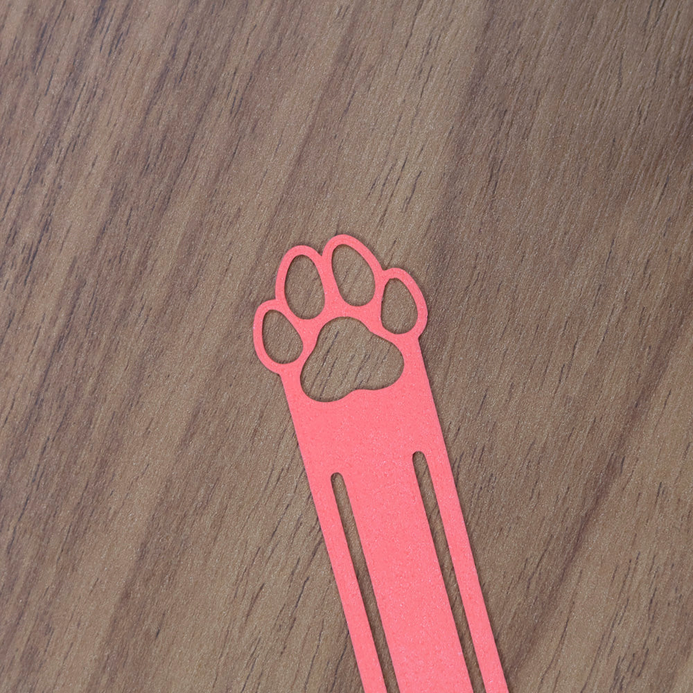 Marca Página 3D | Patinha Canina Média Rosa Coral