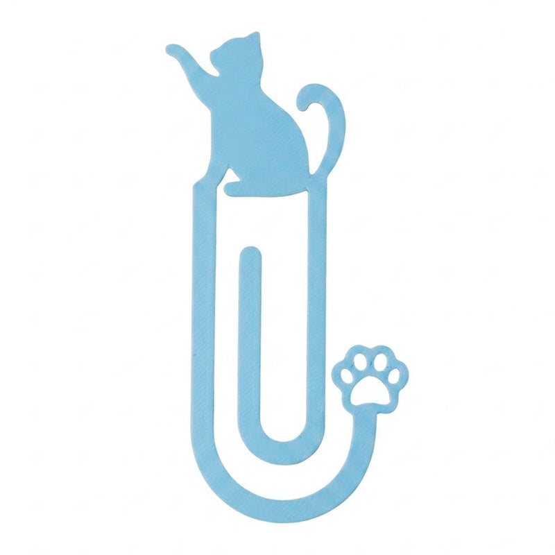 Marca Página 3D | Perfil Gato Azul