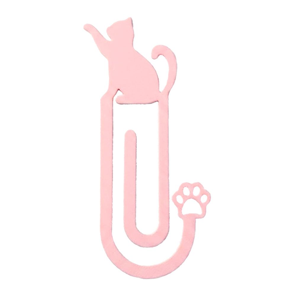 Marca Página 3D | Perfil Gato Rosa